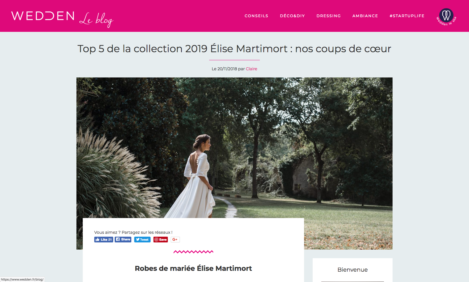 robes de mariée 2019 coups de coeur top 5 weddingdresses