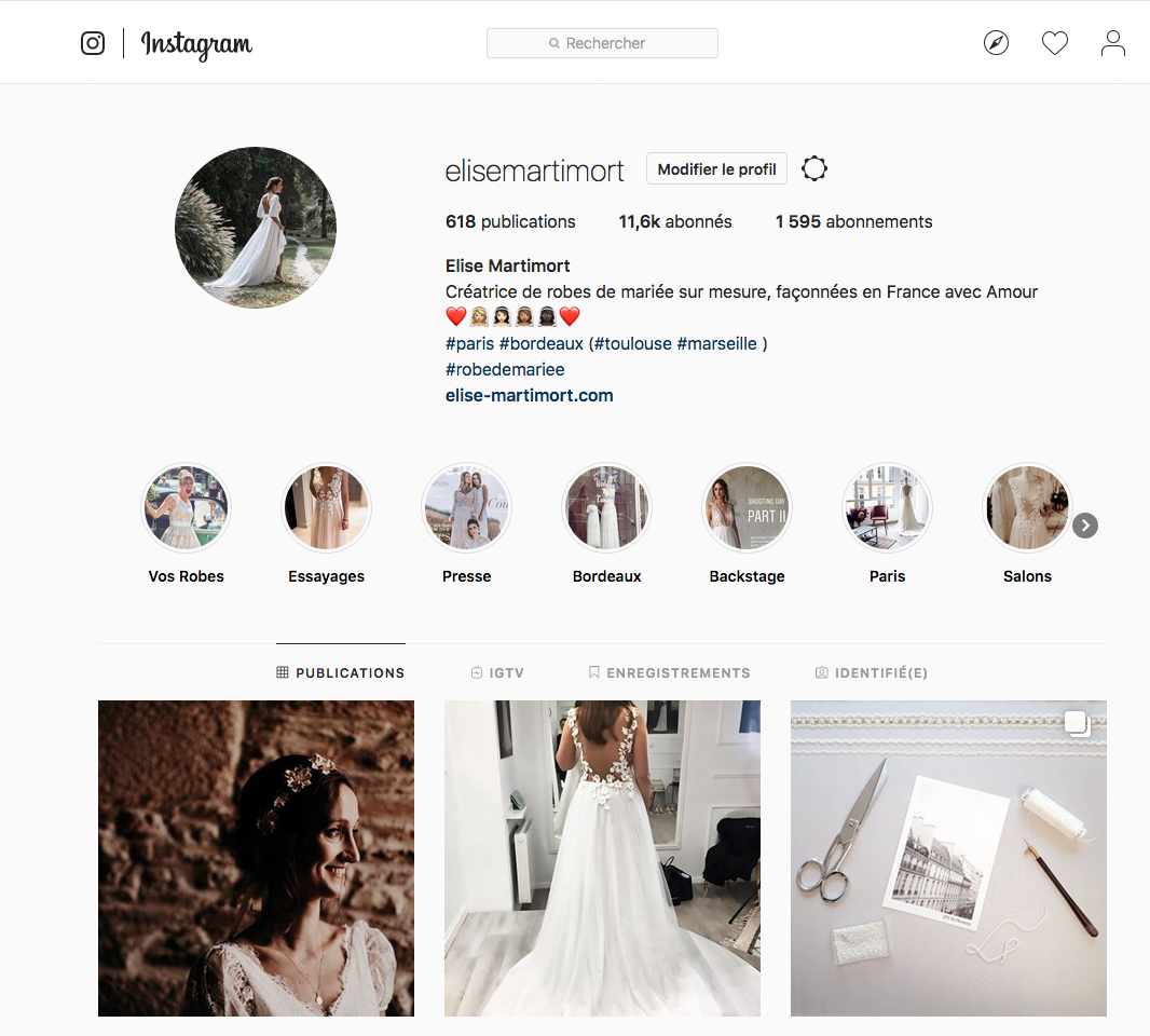 créatrice de robe de mariée instagram plus belles robes de mariée 2019