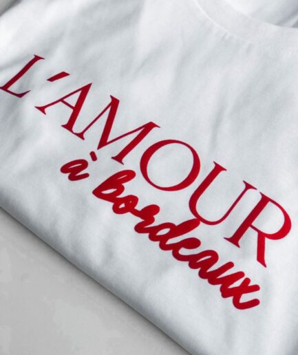 Prêt a porter T-shirt L'amour a Bordeaux Duodem E-shop Elise Martimort