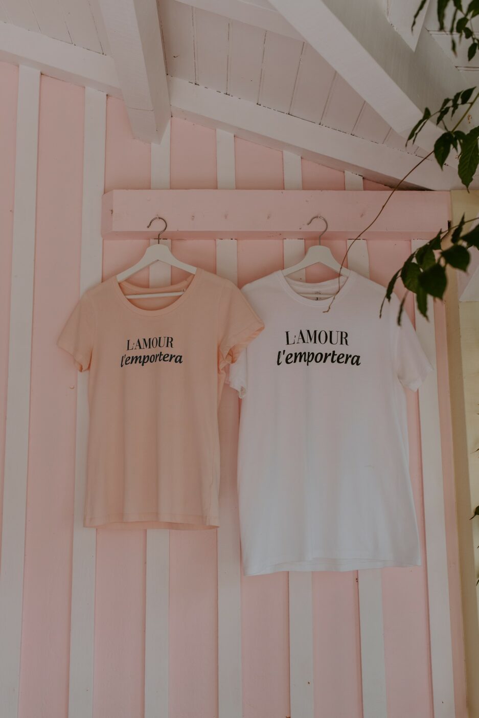 Prêt a porter T-shirt L'Amour l'emportera Duodem E-shop Elise Martimort