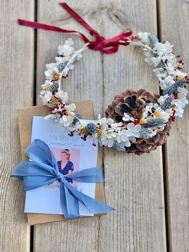 Box cadeau DIY Kit couronne de fleurs EVJF Sophie Gomes de Miranda Elise Martimort