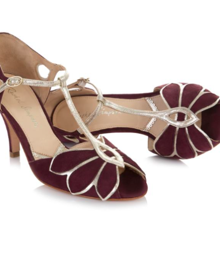 Chaussures prune mariage - Rachel Simpson - Mimosa Berry