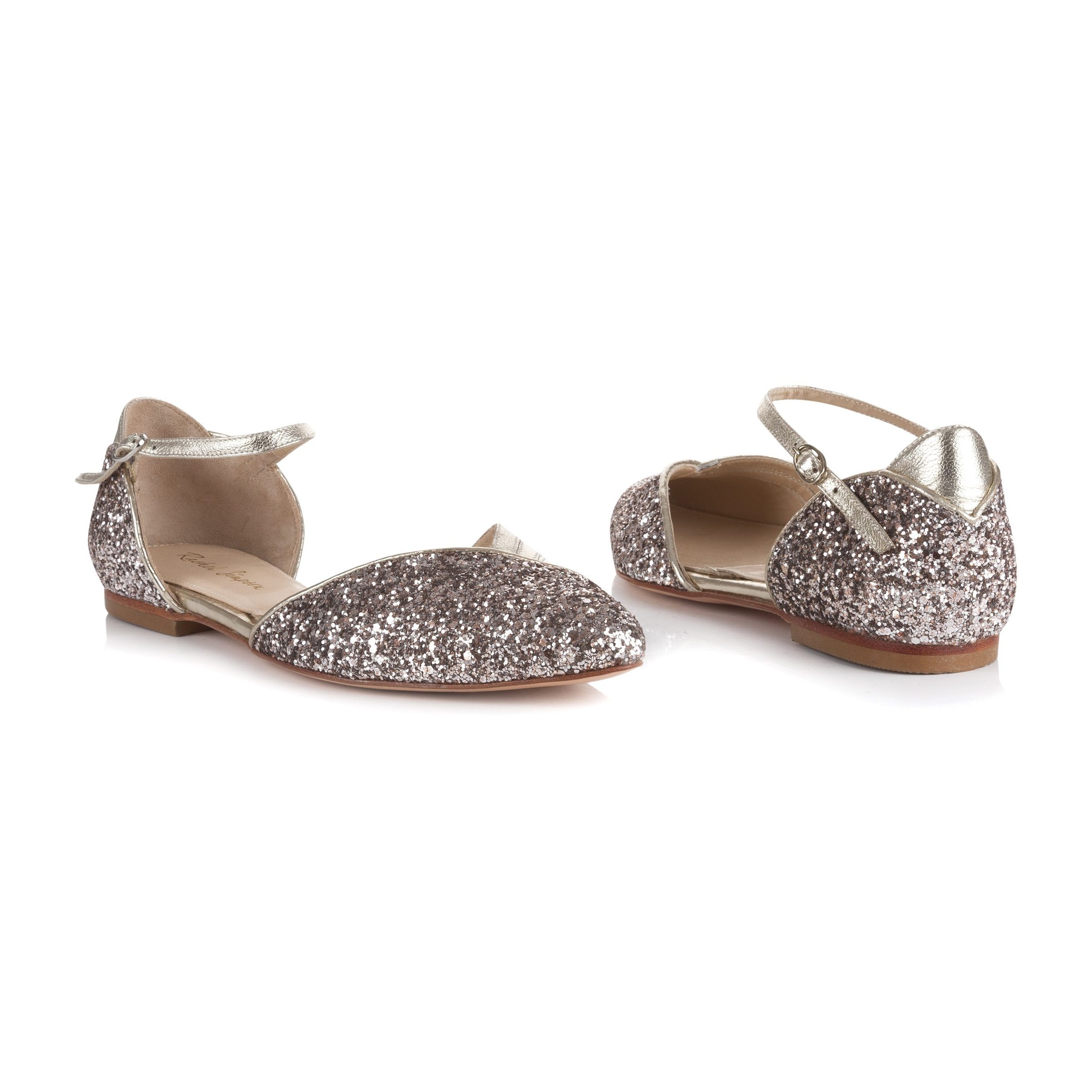 Rachel Simpson France chaussures de mariee doree chaussures mariage chaussure vintage