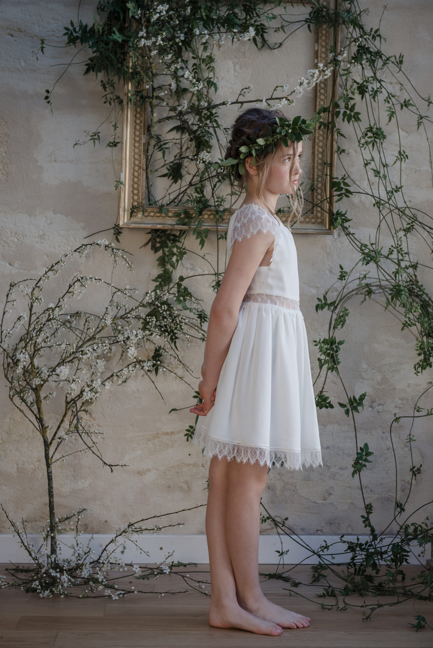 Robe de Cérémonie enfant - Modèle Lyres - Elise Martimort robe de