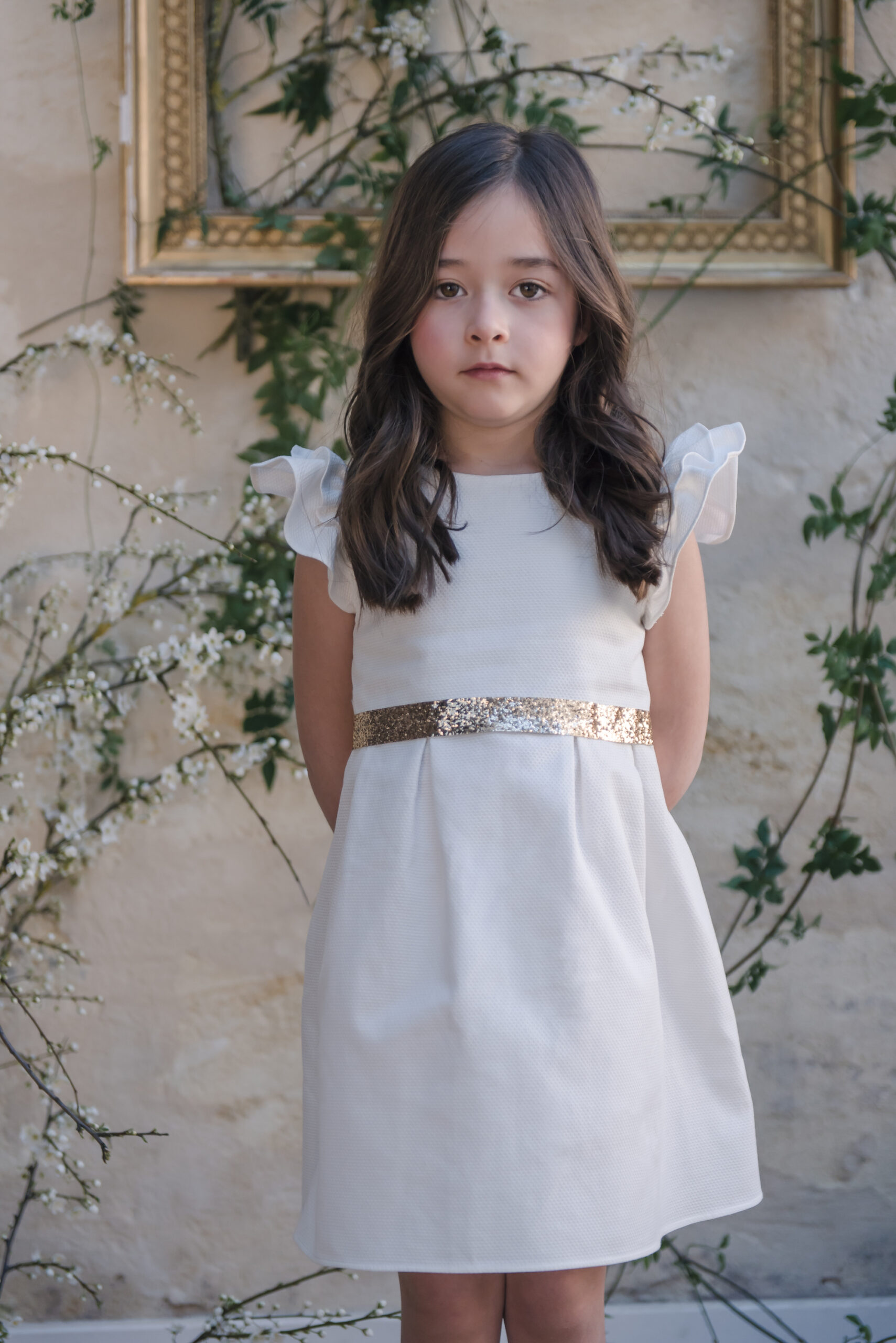 Robe de cérémonie enfant - Modèle Rosée - Elise Martimort robe de