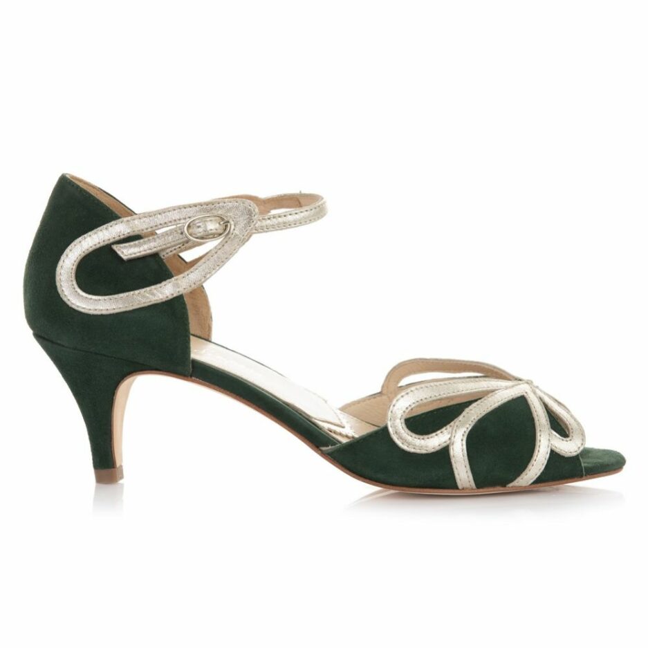 Chaussures retro - Rachel Simpson - Cecelia Forest Green