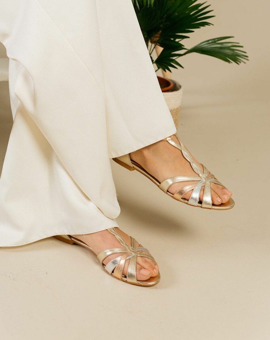 Chaussures plates mariee Rachel Simpson mariage
